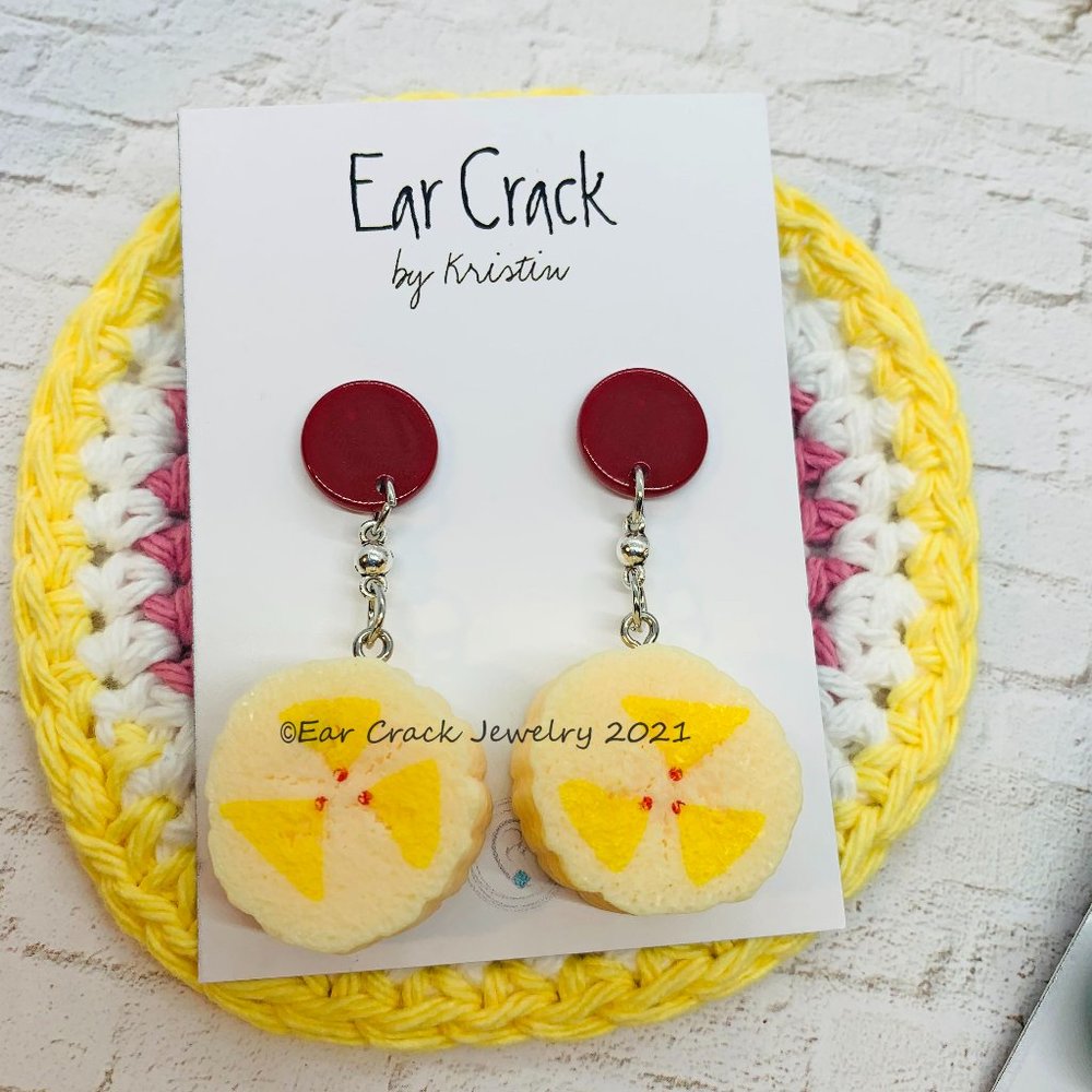 Hand Crafted- Banana Dangle Earrings